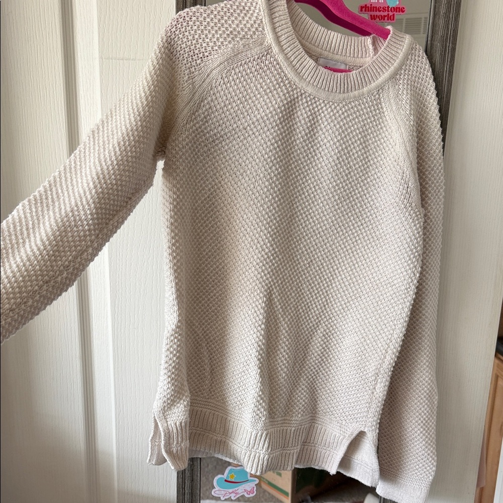 Old Navy Textured Cream Sweater